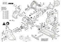 Bosch 3 601 EA2 001 Gks 235 Turbo Circular Hand Saw 230 V / Eu Spare Parts